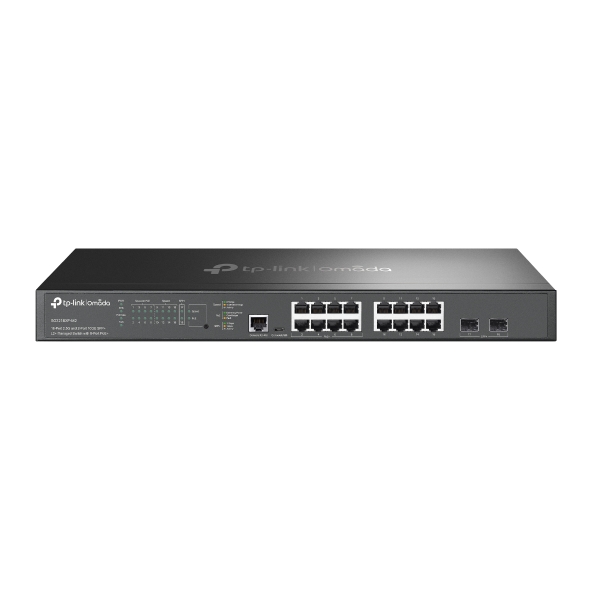 Prekidač TP-LINK Omada 16-Port 2.5GBASE-T and 2-Port 10GE SFP+ (L2+ managed, 8-port PoE+)-12