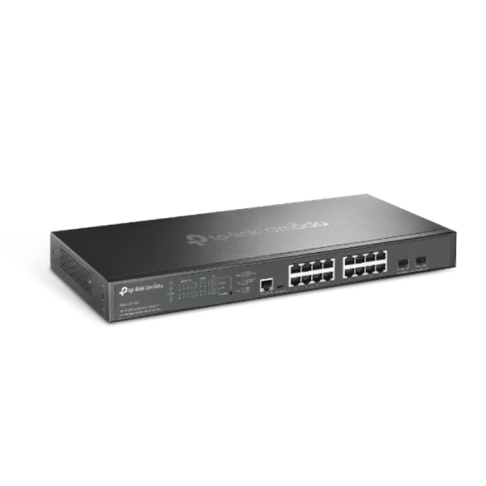 Prekidač TP-LINK Omada 16-Port 2.5GBASE-T and 2-Port 10GE SFP+ (L2+ managed, 8-port PoE+)-0