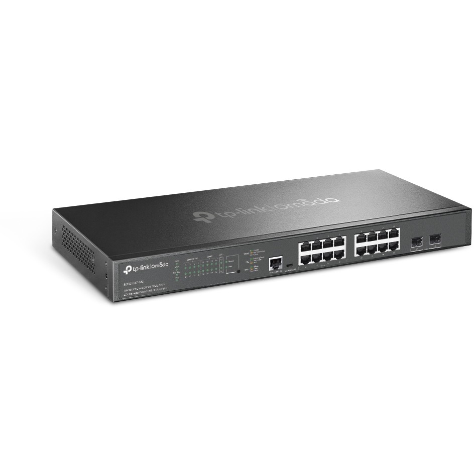Prekidač TP-LINK Omada 16-Port 2.5GBASE-T and 2-Port 10GE SFP+ (L2+ managed, 8-port PoE+)-6