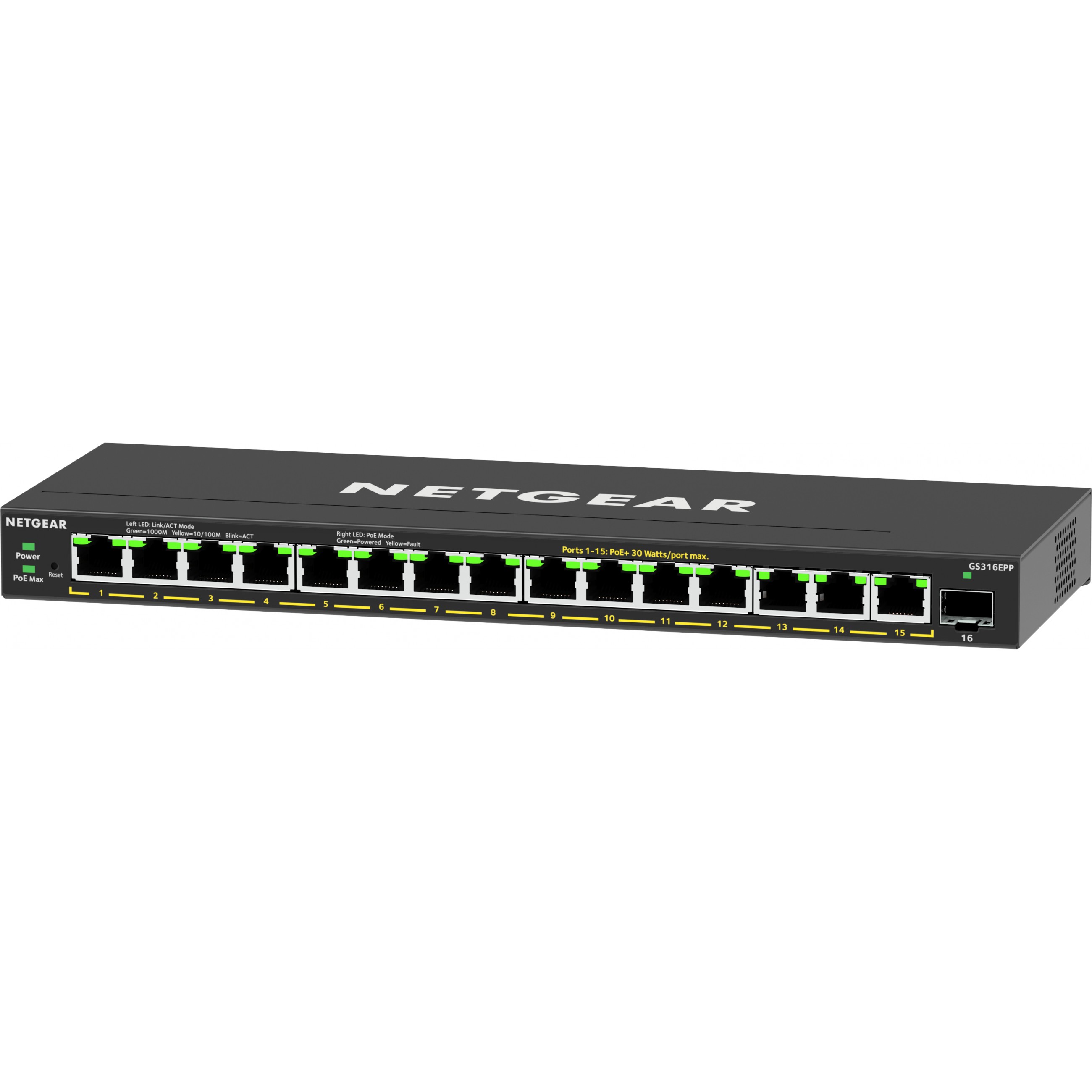 Switch NETGEAR 16PT GE PLUS W/ HI-PWR POE+-2