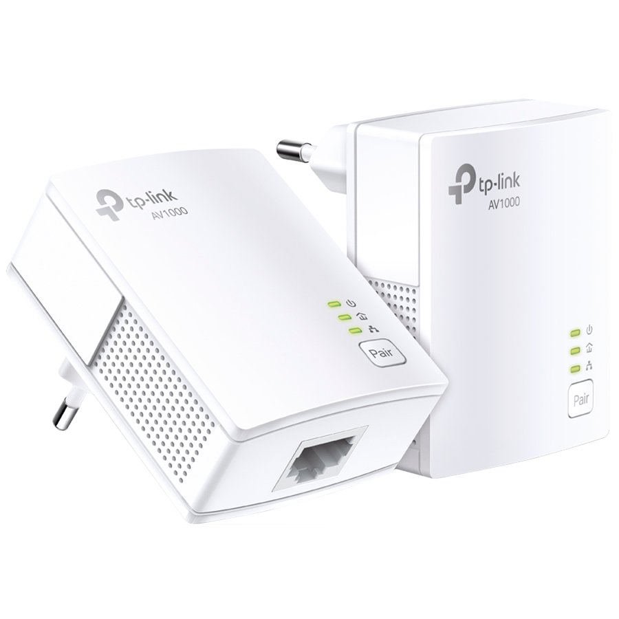 Powerline adapter TP-LINK AV1000 Powerline Starter Kit 1000Mbps-0