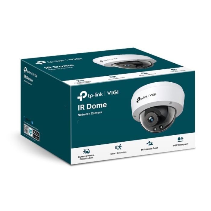 Mrežna kamera TP-LINK 2MP Dome (H.265+/H.265/H.264+/H.264, 1/3'' Progressive Scan CMOS, 25fps/30fps, PoE, 4 mm Fixed Lens, IK10, IP67)-7