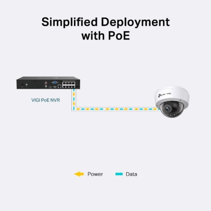 Mrežna kamera TP-LINK 2MP Dome (H.265+/H.265/H.264+/H.264, 1/3'' Progressive Scan CMOS, 25fps/30fps, PoE, 4 mm Fixed Lens, IK10, IP67)-5