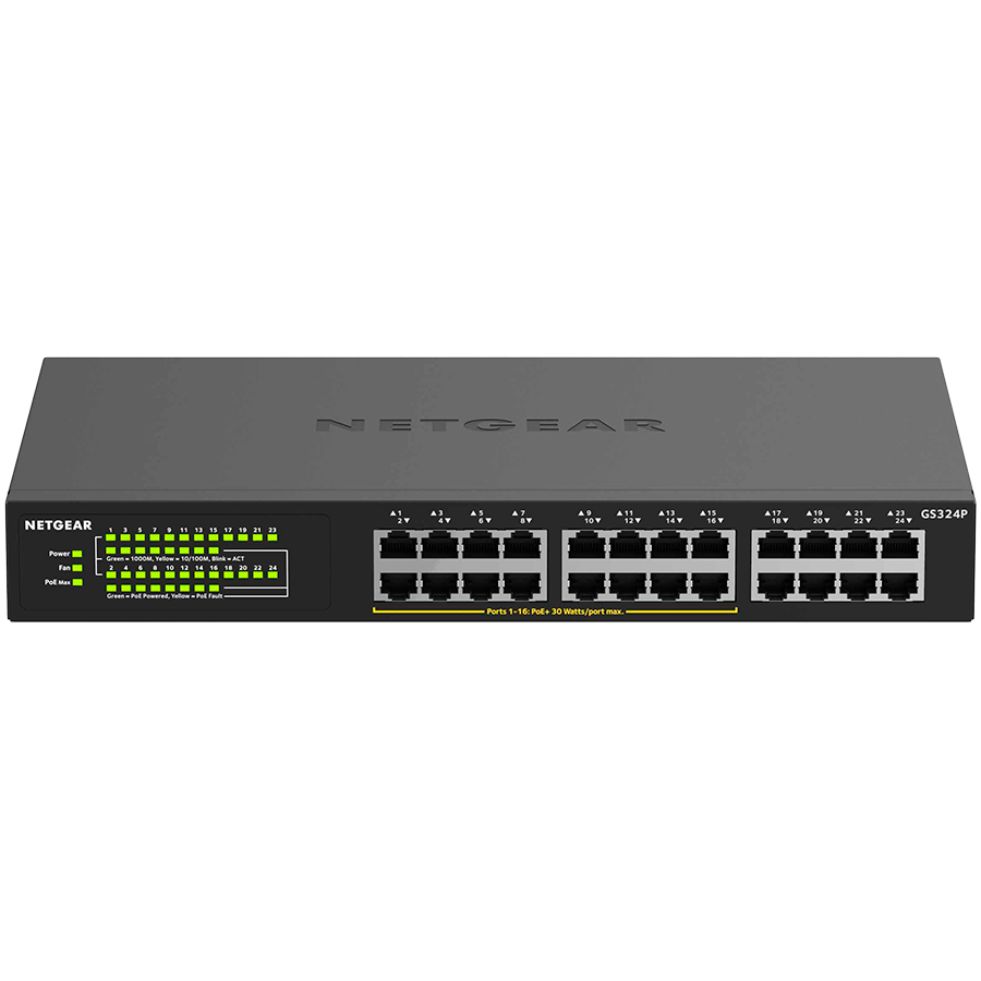 Prekidač NETGEAR 24PT GIGE UNMNGED SWCH W/ POE+-0