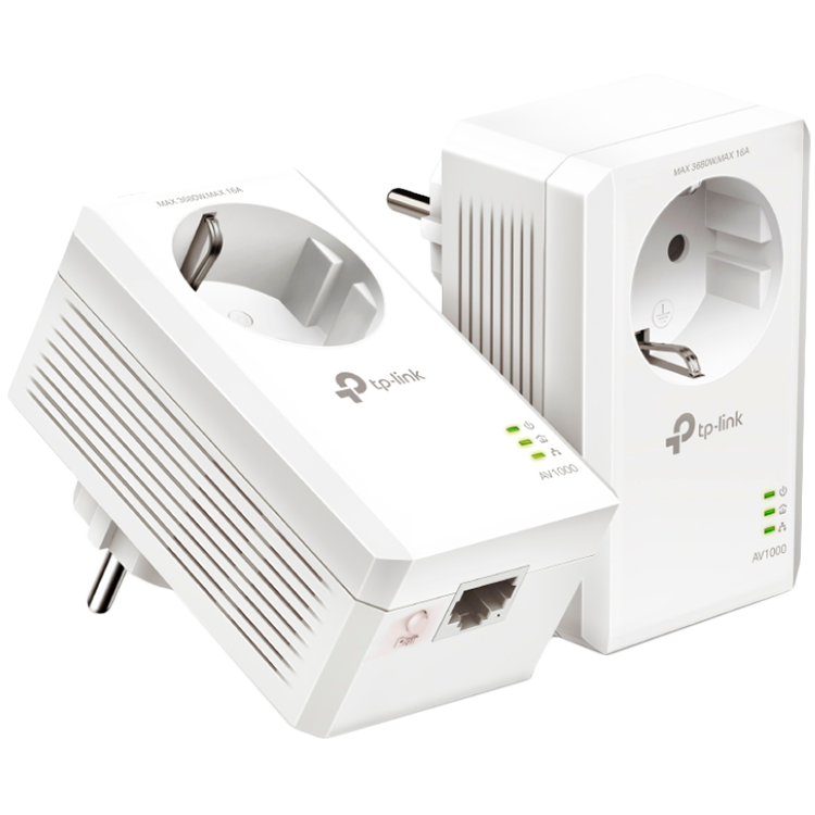 Powerline adapter TP-LINK AV1000 TL-PA7017P KIT, dodatna strujna utičnica AV2, G-LAN, duplo pakiranje-1