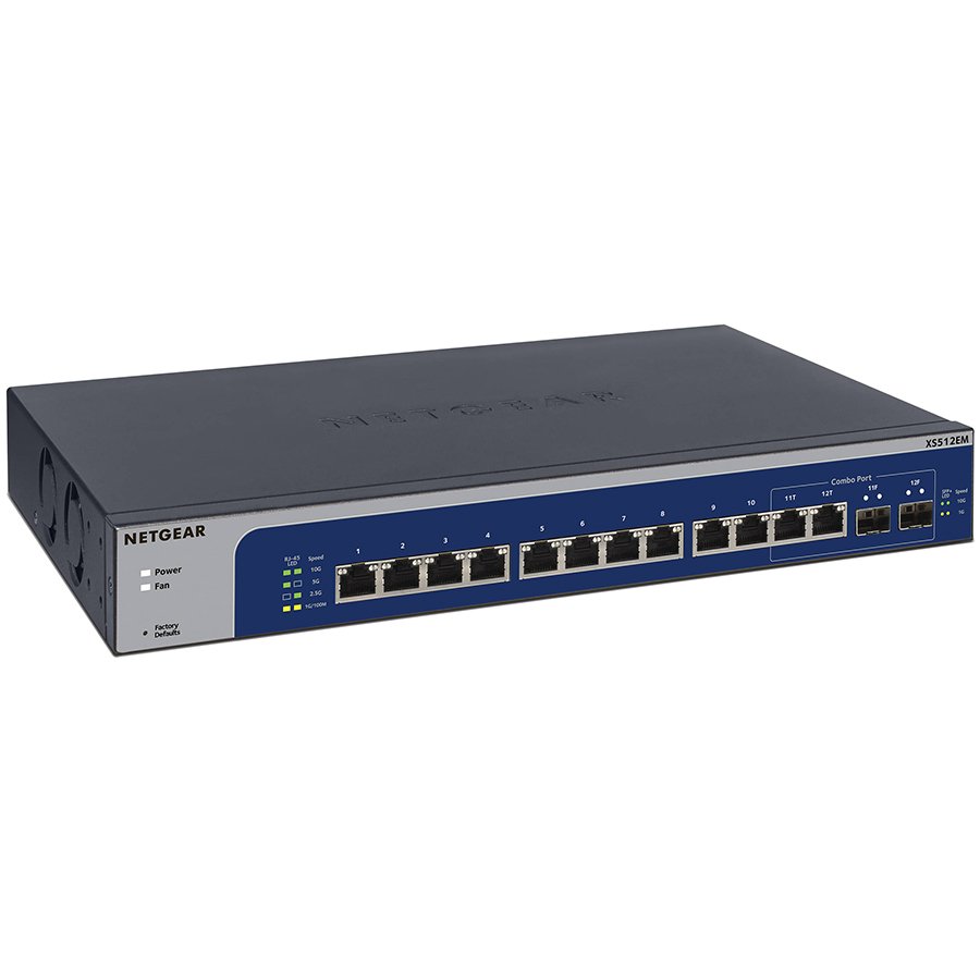 Switch NETGEAR XS512EM-100EUS 12 Ports 10-Gigabit Ethernet Smart Managed Plus - KORIŠTENI jamstvo 6 mjeseci-0