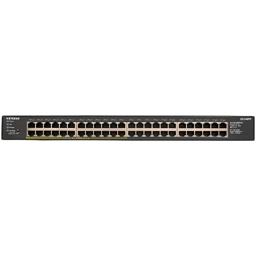 Switch NETGEAR 48PT GIGE UNMANAGED SWCH W/POE+-4