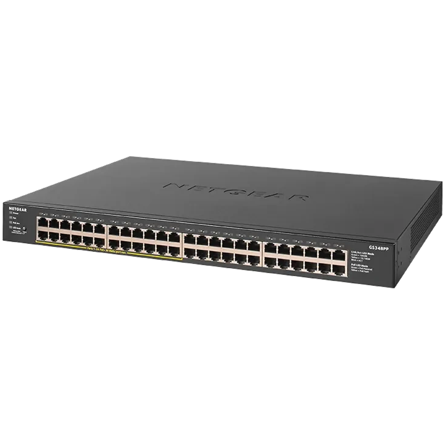 Switch NETGEAR 48PT GIGE UNMANAGED SWCH W/POE+-6