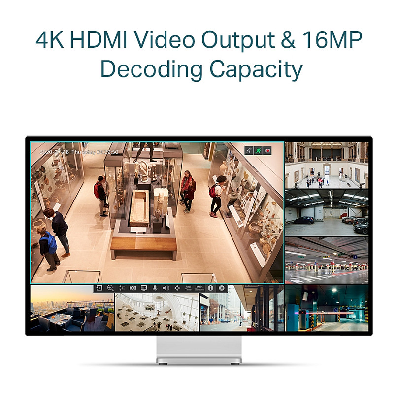 Mrežni video snimač TP-LINK 4 Channel PoE-5