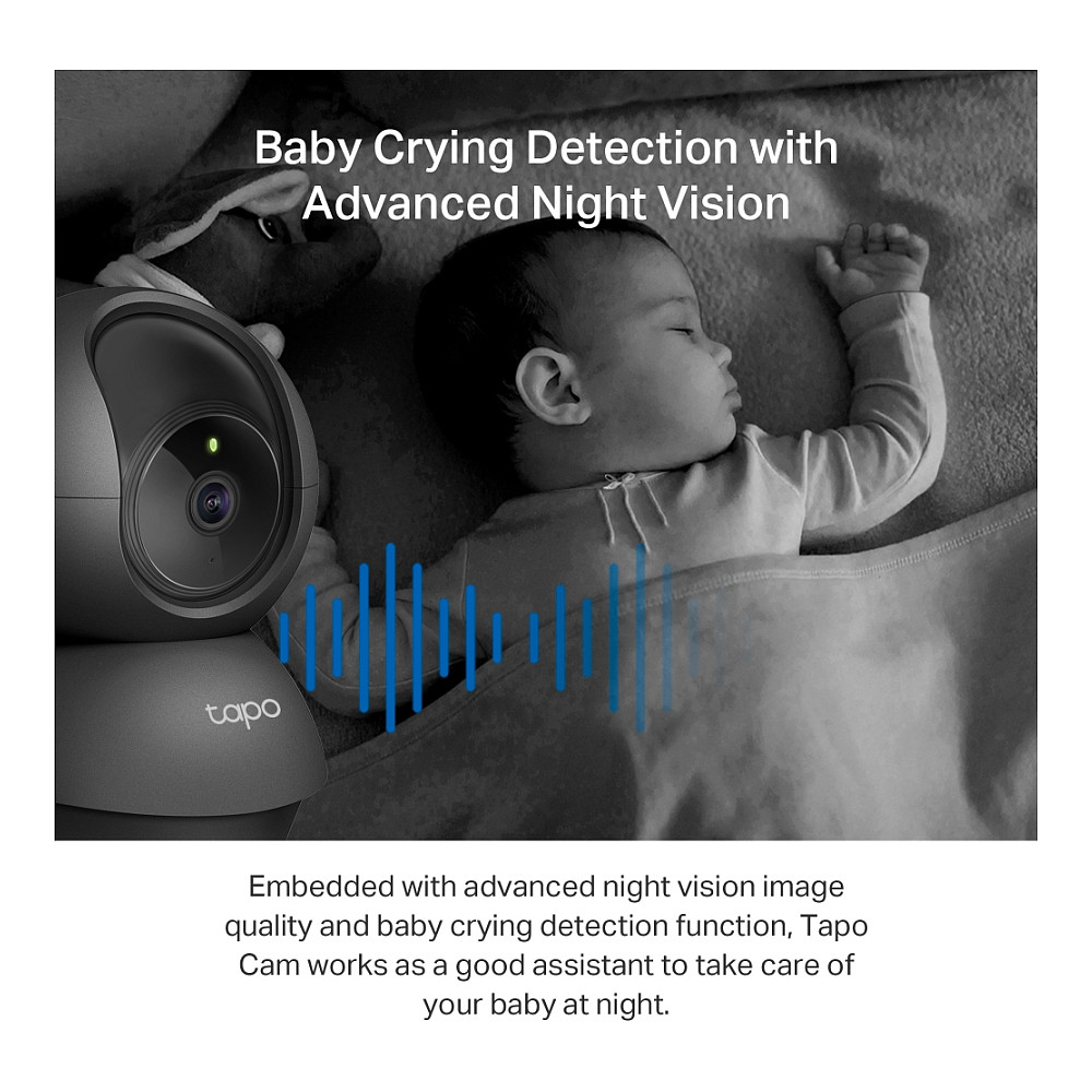 Nadzorna kamera TP-LINK Tapo C211 2K (IP, 3MP, IR, PT, AI detekcija, WiFi, žična, unutarnja, crna)-9