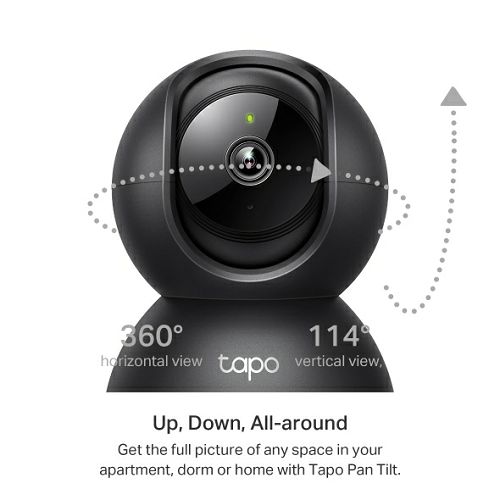 Nadzorna kamera TP-LINK Tapo C211 2K (IP, 3MP, IR, PT, AI detekcija, WiFi, žična, unutarnja, crna)-4