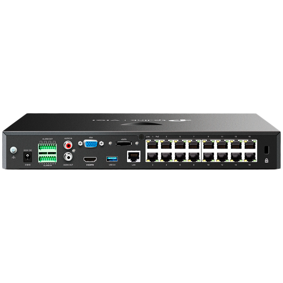 NVR TP-LINK VIGI NVR2016H-16P 16 Channel PoE+ Network Video Recorder-2