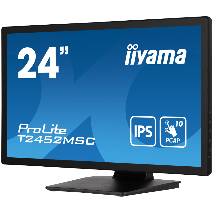 Monitor IIYAMA PROLITE T2452MSC-B1 24” IPS LCD Touch 1920x1080 FHD 60Hz-2
