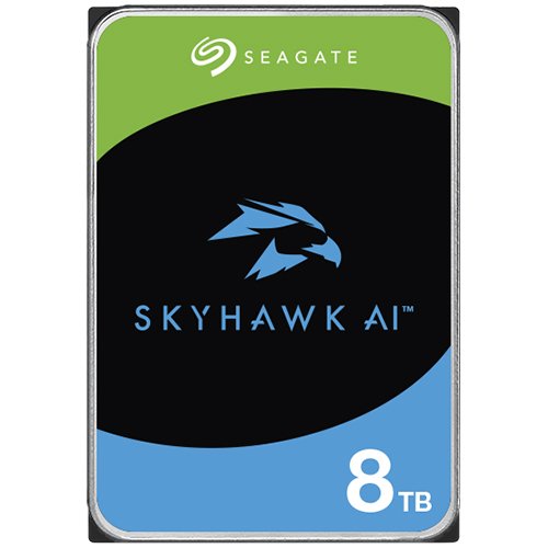 HDD SEAGATE SkyHawk AI (kapacitet 8 TB, brzina okretaja 7200 rpm, form factor 3.5", instalirana cache memorija 256 MB, podržava SATA III-600)-0