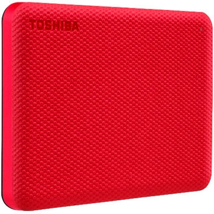 Toshiba External Hard Drive Canvio Advance (2.5 1TB, USB3.2 Gen 1, Red)-0