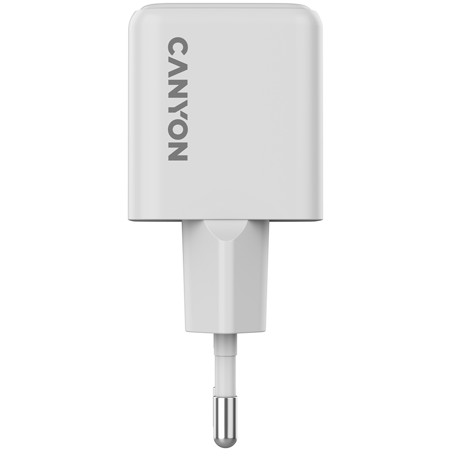 CANYON charger CU20AC GaN 20W 1xPD 1xQC EU White-4