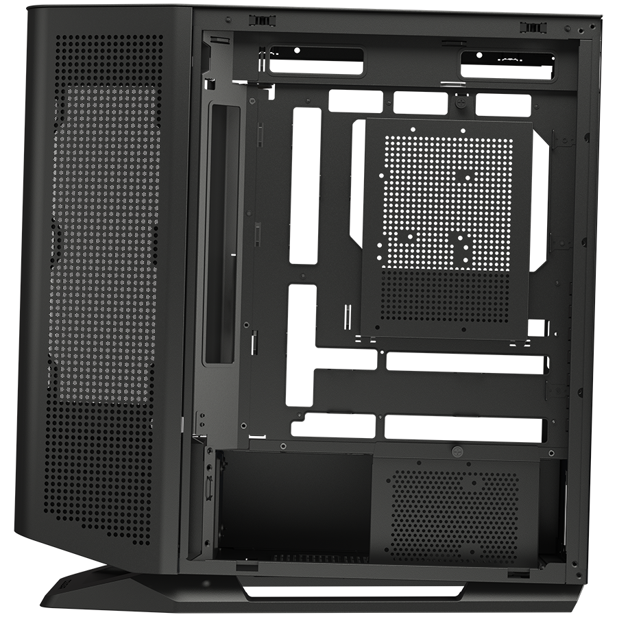 PC Kućište COUGAR FV270 Black Mid tower / Stakleni panel / Brzo uklonjivi filteri za prašinu / Do 9 ventilatora (1x120mm RGB unaprijed instaliran)-6