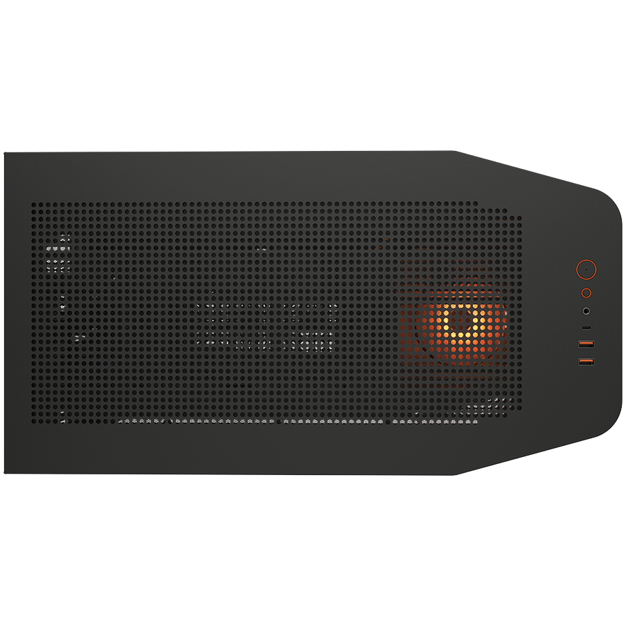 PC Kućište COUGAR FV270 Black Mid tower / Stakleni panel / Brzo uklonjivi filteri za prašinu / Do 9 ventilatora (1x120mm RGB unaprijed instaliran)-9