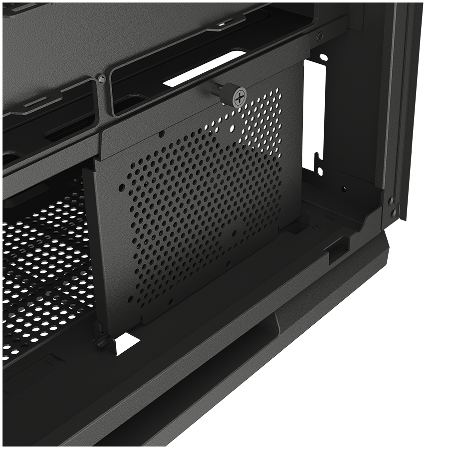PC Kućište COUGAR FV270 Black Mid tower / Stakleni panel / Brzo uklonjivi filteri za prašinu / Do 9 ventilatora (1x120mm RGB unaprijed instaliran)-15