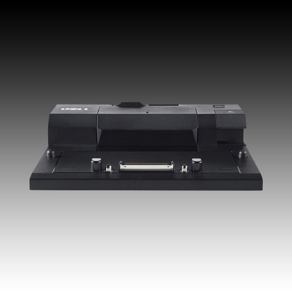Port Replicator DELL EURO1 Advanced E-Port 130W AC adapter bez postolja VGA/DVI/DisplayPort, USB, Powered eSATA, RJ-45, Audio i Mic, Lock Slot, E-Monitor Stand Connector crna-3