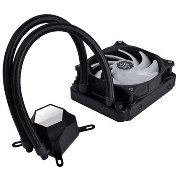 Vodeno hlađenje SILVERSTONE PermaFrost (120mm, argb, intel/amd)-0