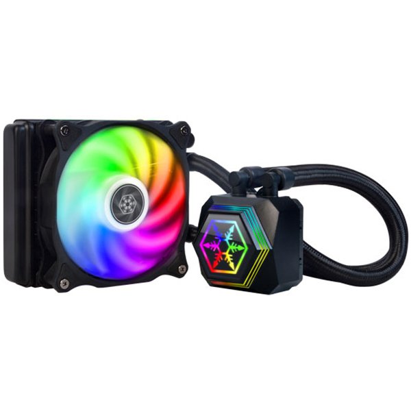 Vodeno hlađenje SILVERSTONE PermaFrost (120mm, argb, intel/amd)-1