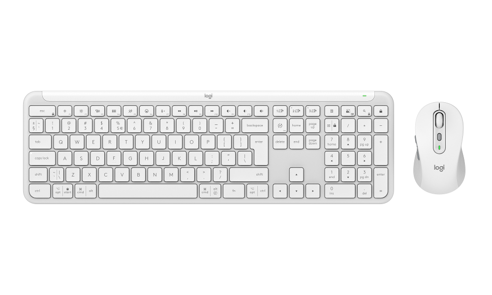 Bežični set LOGITECH MK950 Slim, Bolt-bijela boja-16