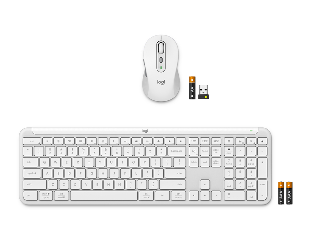 Bežični set LOGITECH MK950 Slim, Bolt-bijela boja-5