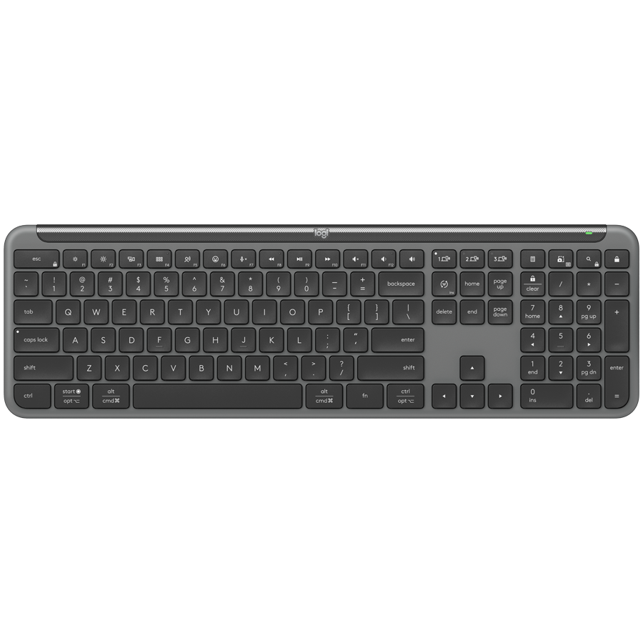 Tipkovnica LOGITECH Signature Slim K950, grafitna