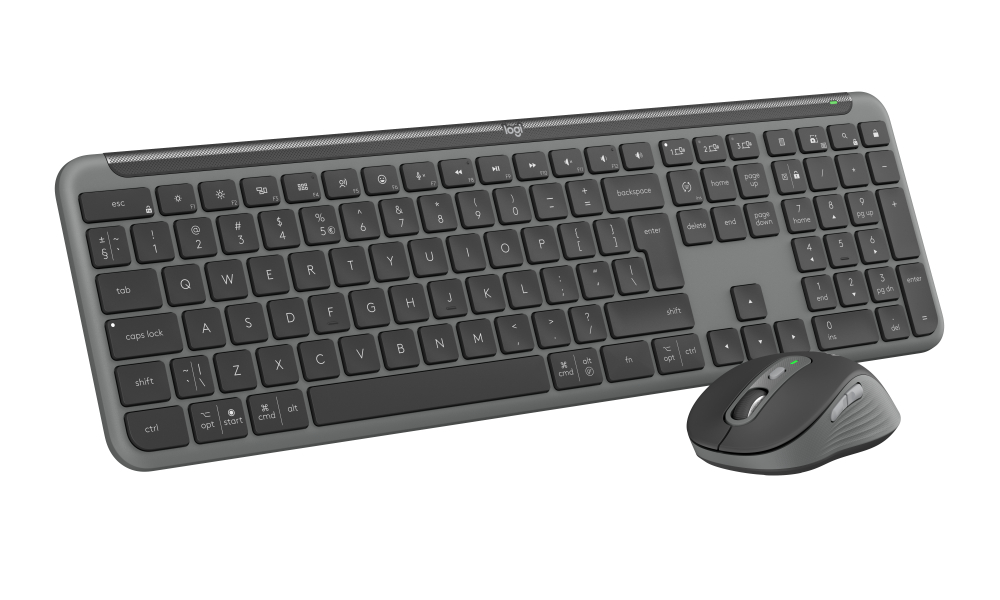 LOGITECH Signature Slim Combo MK950 - GRAPHITE - US INTL - 2.4GHZ/BT- INTNL-973 – internacionalna non HR tipkovnica-24