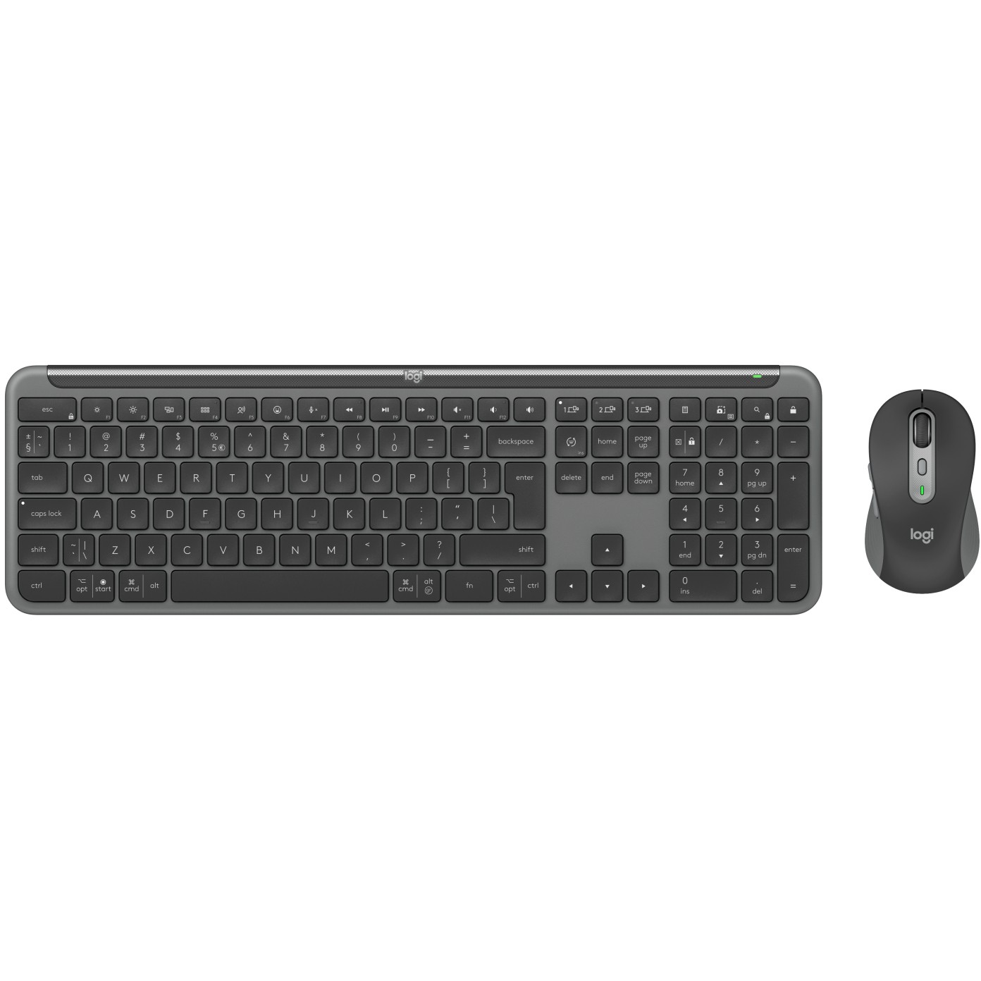 LOGITECH Signature Slim Combo MK950 - GRAPHITE - US INTL - 2.4GHZ/BT- INTNL-973 – internacionalna non HR tipkovnica-15