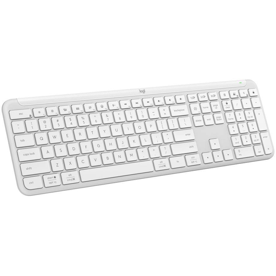 Tipkovnica LOGITECH Signature Slim K950, bijela – internacionalna non HR tipkovnica-2