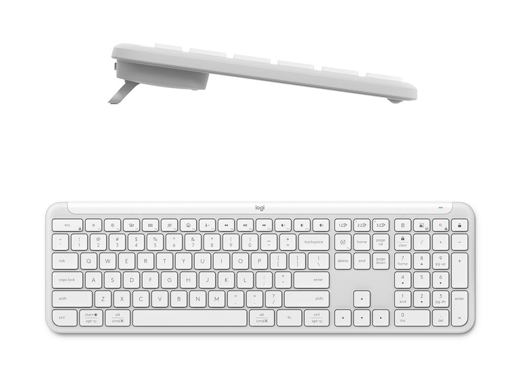 Tipkovnica LOGITECH Signature Slim K950, bijela – internacionalna non HR tipkovnica-8