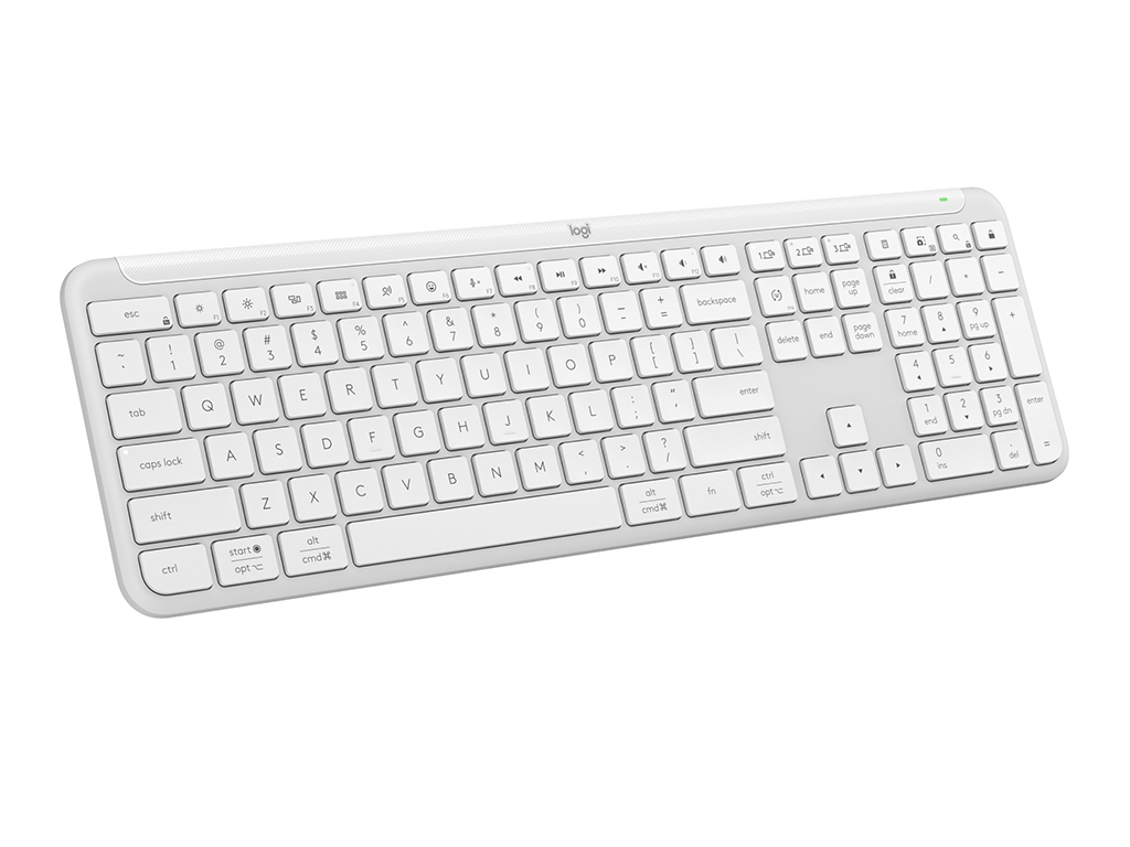Tipkovnica LOGITECH Signature Slim K950, bijela – internacionalna non HR tipkovnica-6