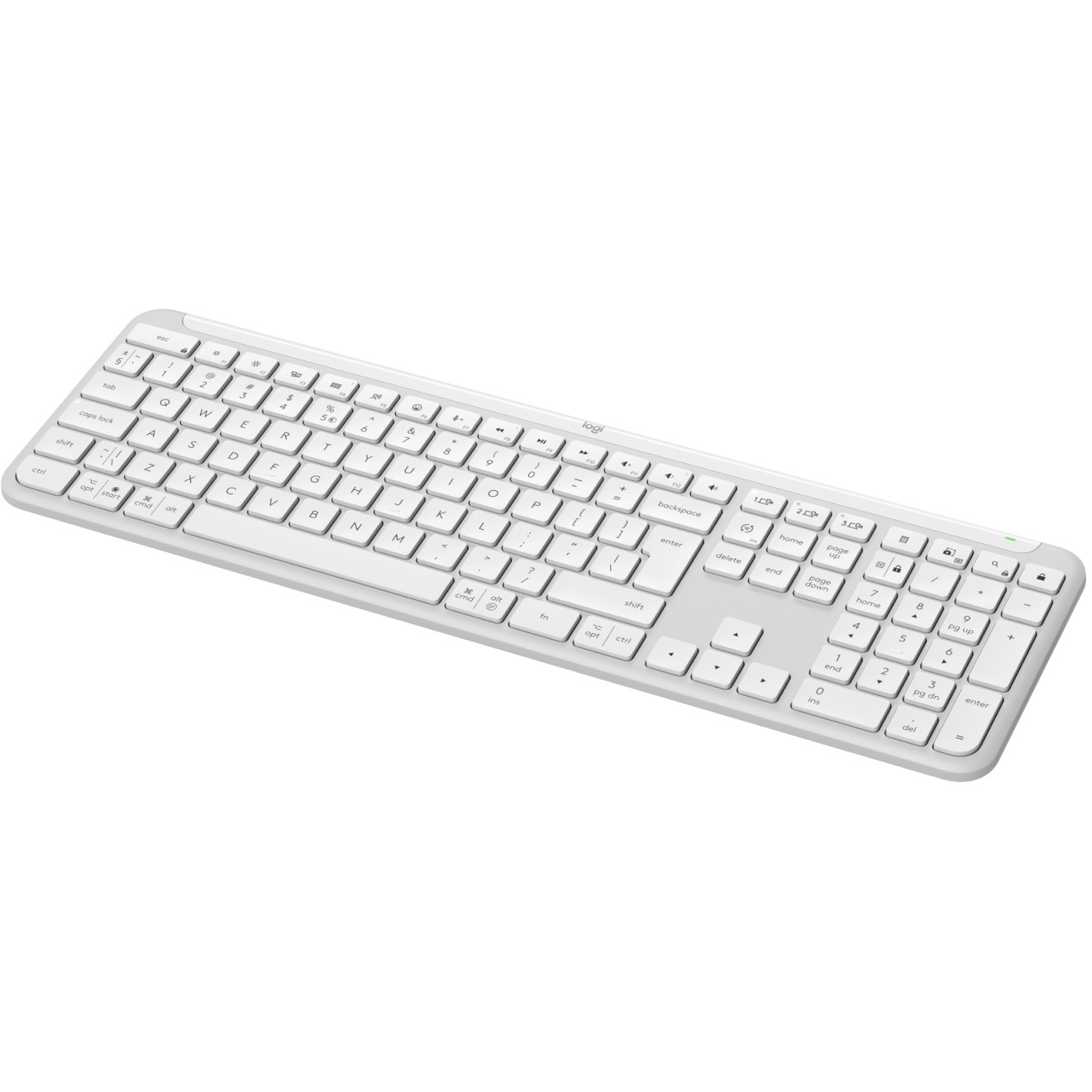 Tipkovnica LOGITECH Signature Slim K950, bijela – internacionalna non HR tipkovnica-11