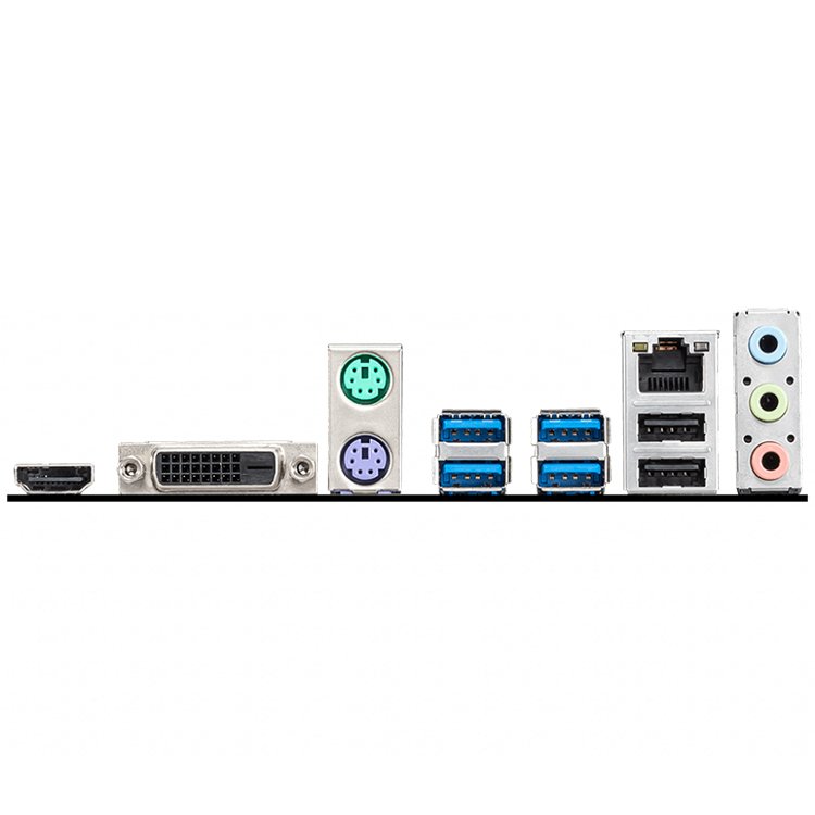 Main Board MSI A520M-A PRO (amd a520, socket am4, 2x ddr4, 1x pci-e 3.0 x16 slot, 1x m.2 slot, 4x usb 3.2 gen1, 2x usb 2.0, 1x hdmi, 1x dvi-d, gigabit lan, 7.1 hd audio, matx)-2