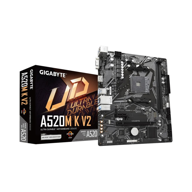 GIGABYTE A520M K V2, DDR4, SATA3, USB3.2Gen1, HDMI, AM4 mATX-13