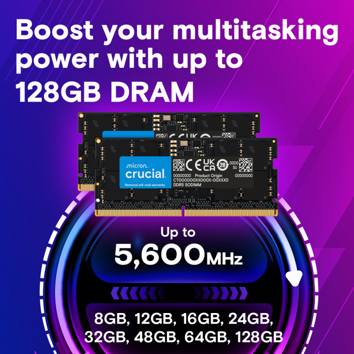 RAM CRUCIAL 48GB DDR5-5600 SODIMM CL46 (16gbit)-2