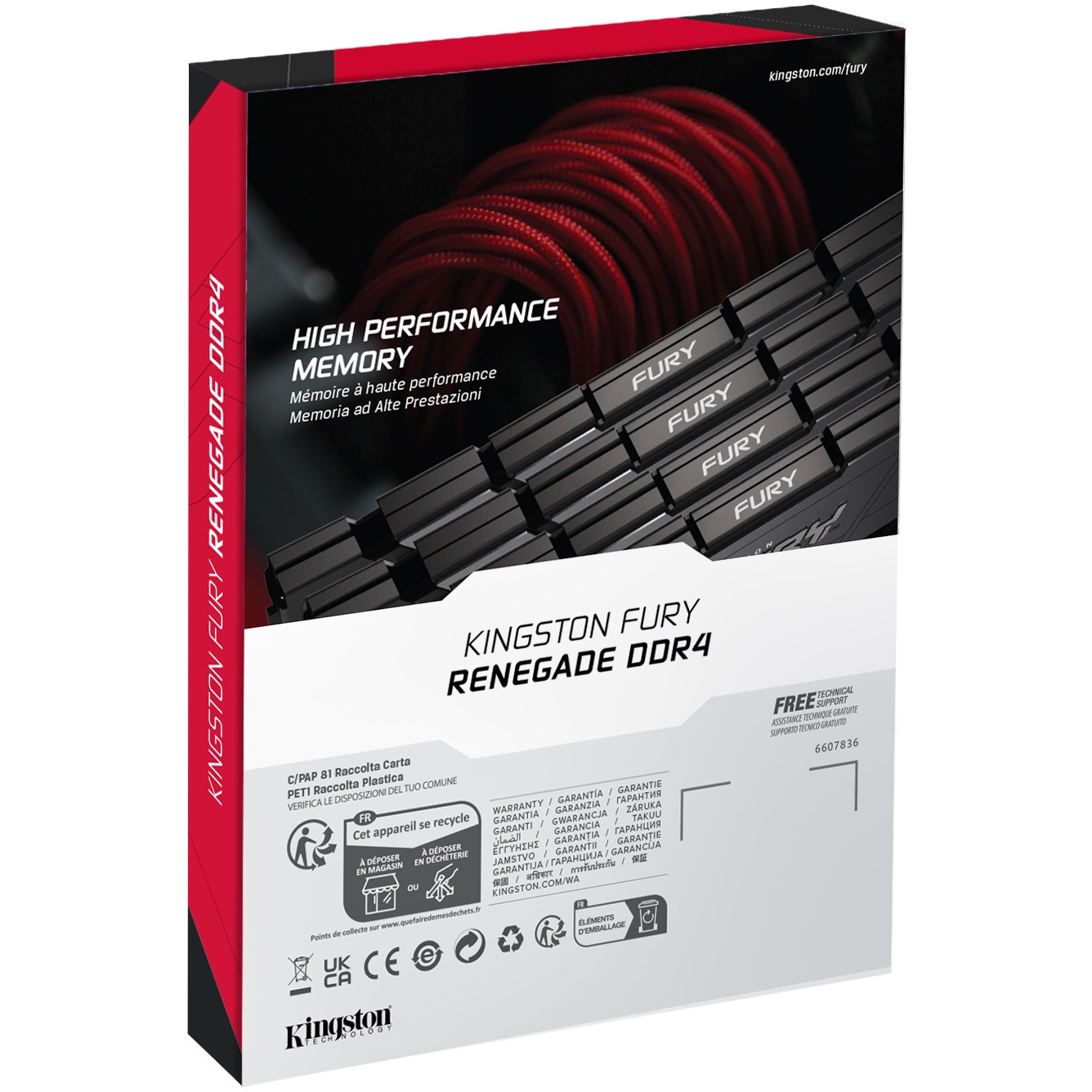 RAM KINGSTON FURY Renegade (64GB, 3200MT/s, DDR4, CL16, DIMM, Kit of 2)-17