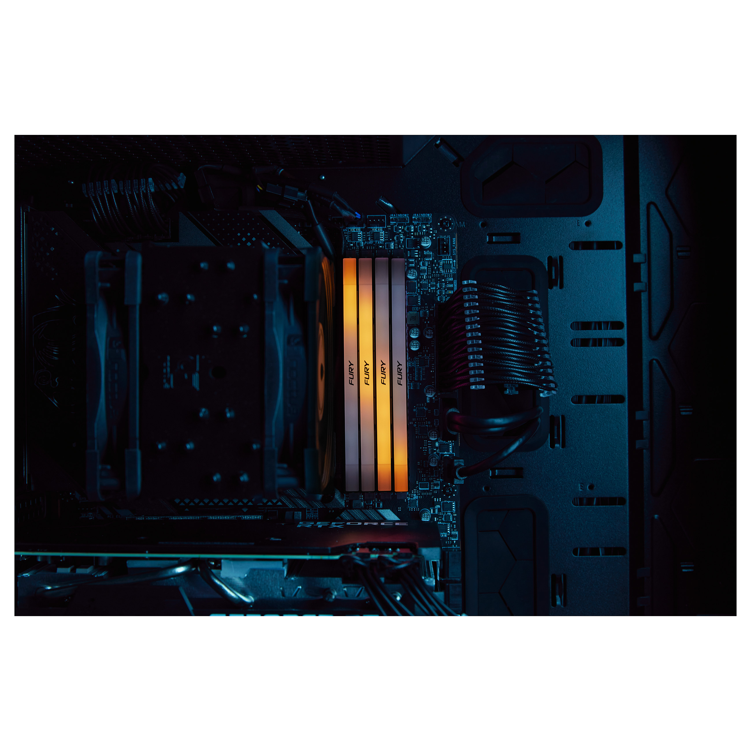 RAM KINGSTON FURY Renegade RGB (64GB, 3200MT/s, DDR4, CL16, DIMM, Kit of 2)-12