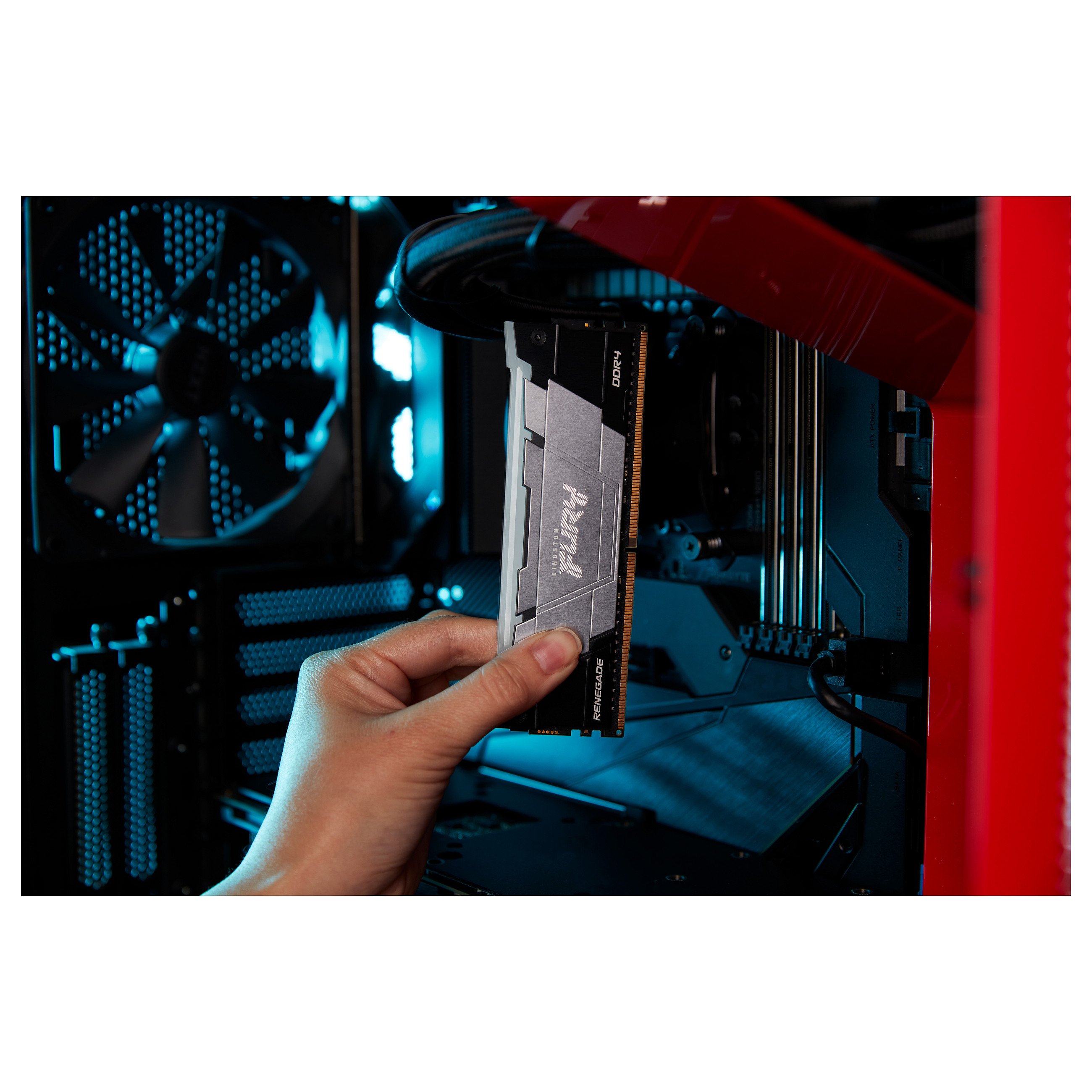 RAM KINGSTON FURY Renegade RGB (64GB, 3200MT/s, DDR4, CL16, DIMM, Kit of 2)-15