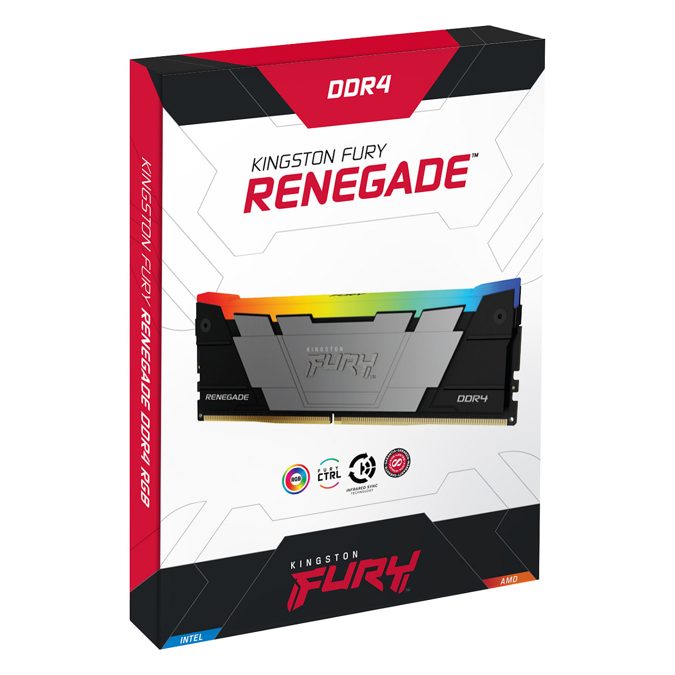 RAM KINGSTON FURY Renegade RGB (64GB, 3200MT/s, DDR4, CL16, DIMM, Kit of 2)-4