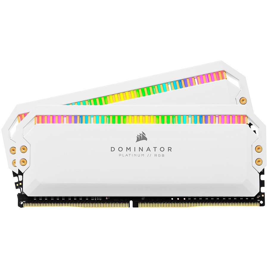 RAM CORSAIR DOMINATOR PLATINUM RGB 32GB (2x16GB, DDR5, 6200MHz, CL36, Bijeli)