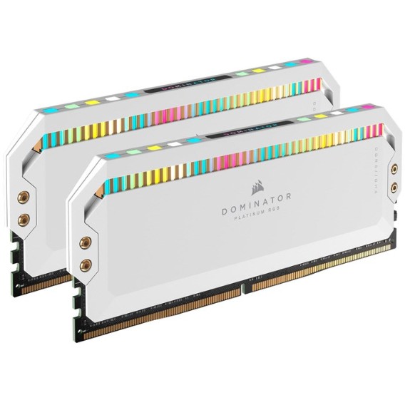 RAM CORSAIR DOMINATOR PLATINUM RGB 32GB (2x16GB, DDR5, 6200MHz, CL36, Bijeli)-1