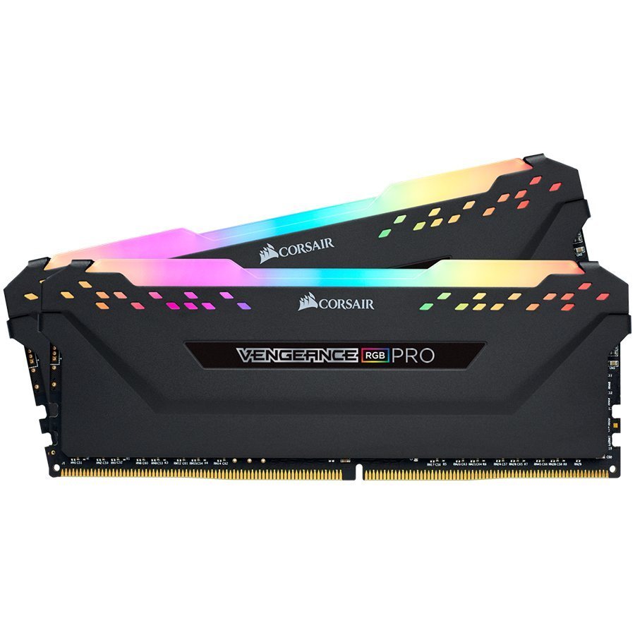 RAM memorija CORSAIR Vengeance RGB PRO (32GB (2x16GB), DDR4, 3200MHz, CL16, crna)