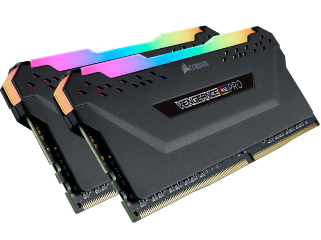 RAM memorija CORSAIR Vengeance RGB PRO (32GB (2x16GB), DDR4, 3200MHz, CL16, crna)-0