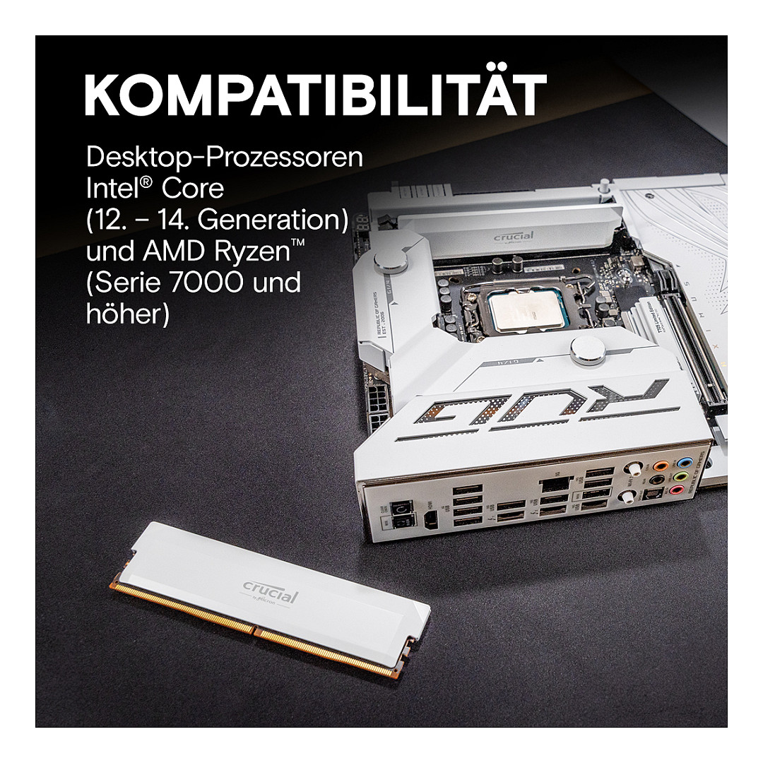 RAM CRUCIAL Pro Overclocking 32GB Kit (2x16GB, DDR5-6000, CL36, bijela)-4