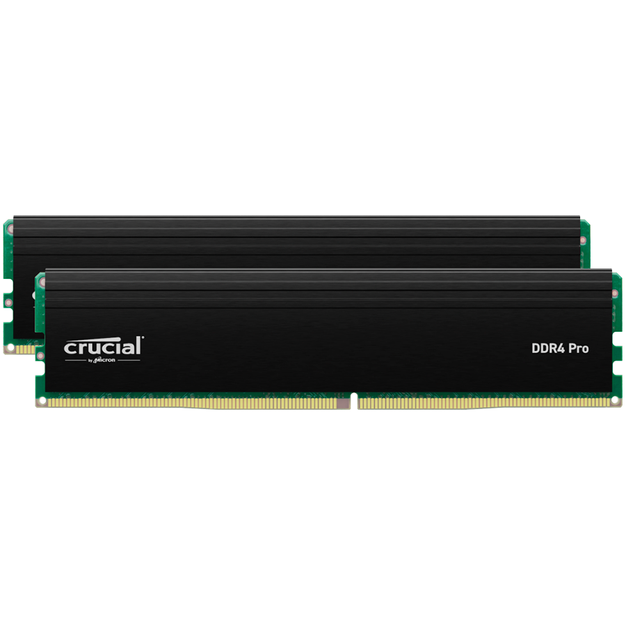 RAM CRUCIAL Crucial Pro OC Overclocking 32GB Kit (2X16GB) DDR5-6400 UDIMM CL38 White-0