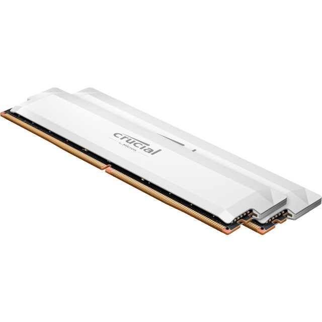 RAM CRUCIAL Crucial Pro OC Overclocking 32GB Kit (2X16GB) DDR5-6400 UDIMM CL38 White-8