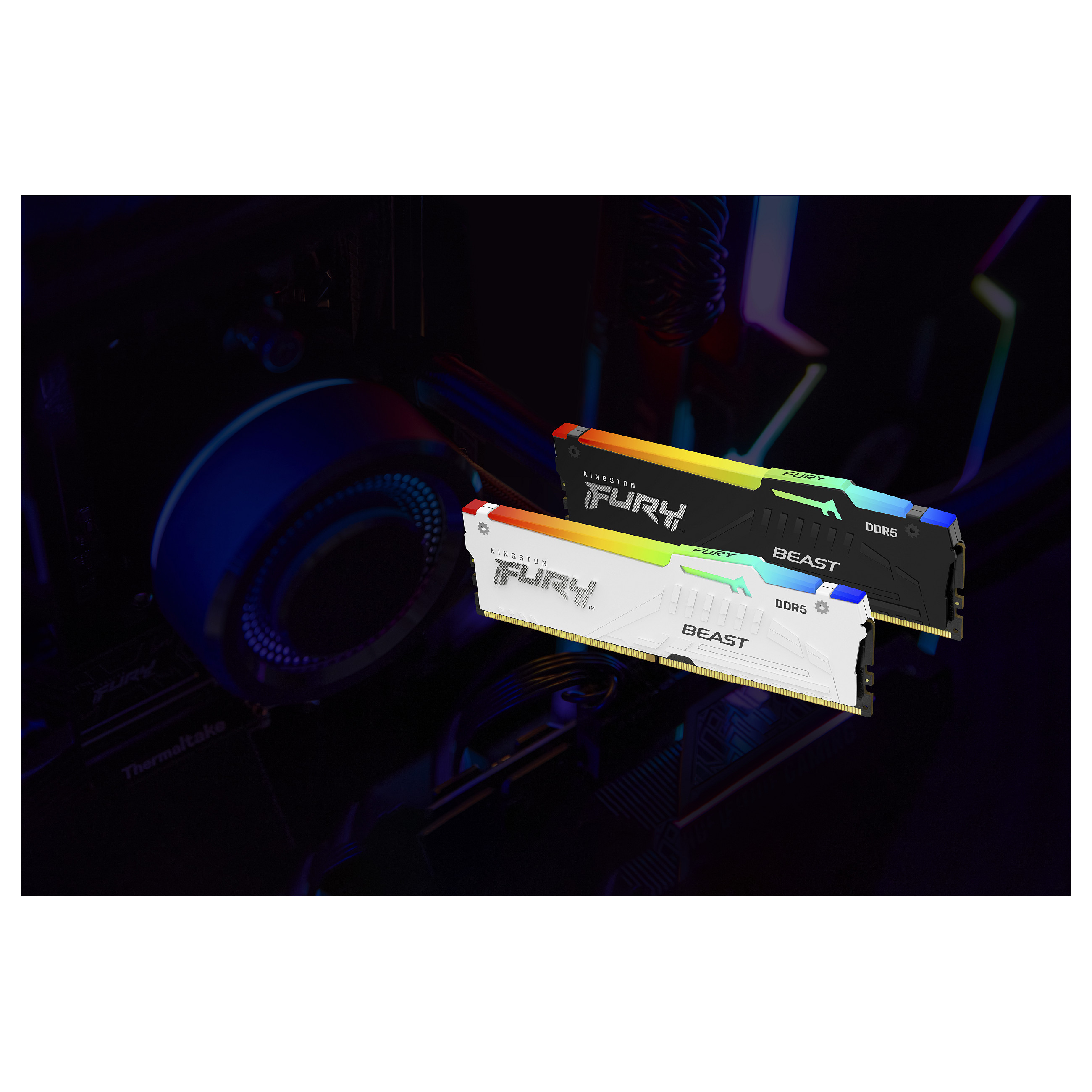 RAM KINGSTON 64G D5-560040 BEAT WT RGB (kapacitet 64GB, brzina 5600MHz, RGB)-6